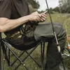 Campingstuhl Grau Angelstuhl Faltstuhl Klappstuhl Produktbild-Vorschau 2