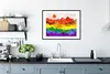 MuchoWow® Gerahmtes Poster Stolz - Regenbogen - Marmor Produktbild-Vorschau 4