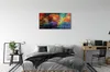 Glasbilder 140x70 Wandkunst 3d bunte Fraktale Produktbild-Vorschau 3