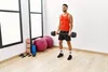 Manubri regolabili 2x set di manubri da 20 kg Barra da 40 Anteprima dell’immagine prodotto 4