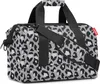 A studio shot of a duffel bag with a leopard print. Náhľad obrázku produktu