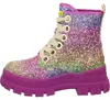 Buffalo Damen Plateau Schnürboot vegan pink fuchsia Produktbild-Vorschau 2