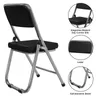 Klappstuhl 1er Set Lounge-Sessel mit Polster Besuchersstuhl Produktbild-Vorschau 2