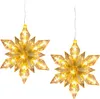 3.11 Weihnachtssterne 2er Set - je 25 warm weiße LEDs / je Produktbild-Vorschau 1