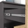 Akord Komoda 4 zásuvky grafitový/řemeslný dub 160x40x55 Náhled obrázku produktu 4