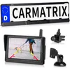 CARMATRIX HD Solar Funk Rückfahrkamera mit 5" Monitor Produktbild-Vorschau 1