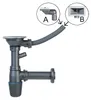 Novaservis Siphon für Spülbecken mit Überlauf, 89 mm, Produktbild-Vorschau 1