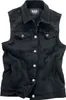 Black Premium by EMP Damen schwarze ärmellose Jeansweste Produktbild-Vorschau 6