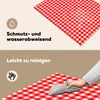 KitchenYeah© Herdabdeckplatte Rot - Rustikal - Muster , Produktbild-Vorschau 2