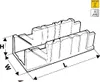 Plastový skosený box TOPEX 233 x 53 x 56 mm Náhľad obrázku produktu 3