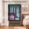 Kleiderschrank BEALIFE 90x50x180 cm mit Kleiderstange & 2 Produktbild-Vorschau 7