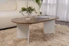 Skye Decor, Sable - Walnut, White, Tables basses, noyer, Voir les images du produit 1