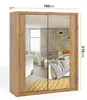 Schiebetürenschrank Zenit 180 cm, Praktische Produktbild-Vorschau 4