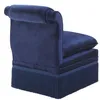 Casa Padrino Luxus Designer Sessel Blau 55 x 74 x H. 74 cm Produktbild-Vorschau 3