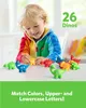 ASKSA Matching Letters Jouet de motricité fine, 26 PCS Voir les images du produit 4