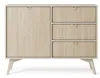 Kommode mit Türen und Schublade Sideboard Schrank Highboard Produktbild-Vorschau 3