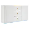 Merax LED Sideboard 150 cm Breite, Multifunktionale Produktbild-Vorschau 18