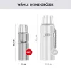 Thermos Isolierflasche Stainless King, Steel 0,47l; Produktbild-Vorschau 6