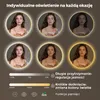S'AFIELINA Lustro Łazienkowe LED 70 cm, Okrągłe, Złota Podgląd zdjęcia produktu 5