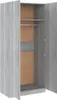 vidaXL Armoire Gris Sonoma 90x52x200 cm Bois composite Voir les images du produit 6