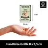LANOLU Kühlschrankmagnete lustig- Faultier, sah, kam, bock  Produktbild-Vorschau 5