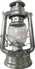 Petroleum Sturmlampe 24 cm silber Sturmlaterne Laterne Produktbild-Vorschau 1