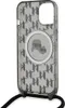 A Karl Lagerfeld iPhone case with a monogram pattern and a Karl & Choupette Head graphic. Produktbild-Vorschau