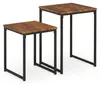 Lot de 2 tables d'appoint Relaxdays, empilables, style Voir les images du produit 8