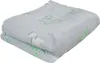 A folded gray blanket with a pixelated green pattern, likely from a video game. Podgląd zdjęcia produktu