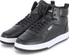 A pair of black Puma high-top sneakers with white soles, shown from a slightly angled front view on a white background. Podgląd zdjęcia produktu