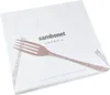 A product box for a cutlery set, with illustrations of cutlery on the front. Produktbild-Vorschau