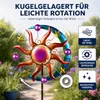 Buntes Windrad Sonne Mond und Sterne Garten Metall Produktbild-Vorschau 13