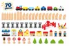 Rijoka Holzspielzeug-Eisenbahn mit Schienen Zug-Set - Produktbild-Vorschau 3