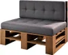 Lermowood Palettenmöbel Mp Bank 100 x 80 x 40 cm Eiche | Produktbild-Vorschau 1