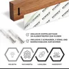 ECENCE Magnetleiste Messer aus edlem Akazienholz 40cm Produktbild-Vorschau 6