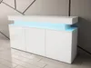 MIRJAN24 Comò 3D 160 Glossa, credenza alta con tre ante Anteprima dell’immagine prodotto 3