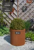 Vaso da fiori NEW RONDO in acciaio Corten color ruggine Anteprima dell’immagine prodotto 4
