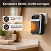 Steckdosenheizung 800W Mini Keramik Heizlüfter mit Produktbild-Vorschau 3