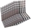 A stack of plaid seat cushions. Produktbild-Vorschau
