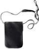 A black neck pouch with a lanyard is shown against a white background. Anteprima dell’immagine prodotto