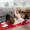 Relaxdays Bauchtrainer, Bauchmuskeltrainer, HxBxT: 66 x 71 Produktbild-Vorschau 3