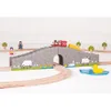BigJigs Holz Eisenbahnbrücke Bauernhof - Spielzeug Zubehör Produktbild-Vorschau 6