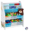 Relaxdays Kinderregal, Tiere Motiv, 6 Boxen, 2 Fächer, Produktbild-Vorschau 12