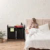 Relaxdays – regál na prádlo, 2 výsuvné přihrádky, pojízdný Náhled obrázku produktu 3