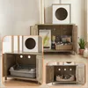 Relaxdays Tiragraffi con mobile per lettiera, A x L x P: Anteprima dell’immagine prodotto 6