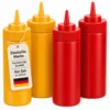4 Saucenspender Quetschflasche Dosierflasche Ketschup Senf Produktbild-Vorschau 1