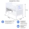 Baby-Delux Babybett Kinderbett 2in1 Prince Motiv 120x60 Produktbild-Vorschau 5