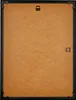 The back of a black picture frame with a brown backing board. Produktbild-Vorschau