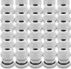 100x ARLI Kabelverschraubungen IP68 Grau M16 x 1,5 mm mit Produktbild-Vorschau 1