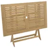 vidaXL Skladací záhradný stôl 120x70x75 cm z masívneho Náhľad obrázku produktu 7